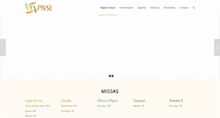 Desktop Screenshot of nossasenhoradolago.org.br